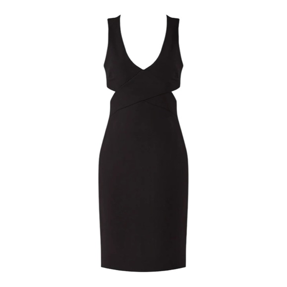 Elizabeth and James Cutout Bodycon Aldridge Dress Black 12 - Picture 5 of 10